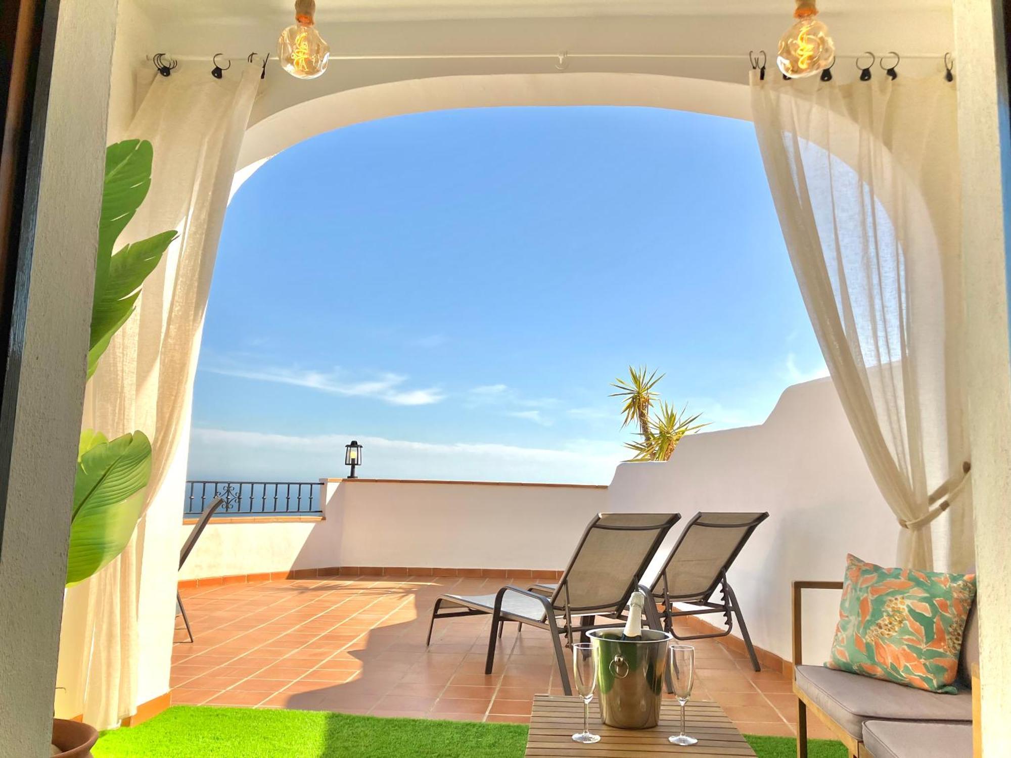 Buenos Suenos- Balcon De Frigiliana Apartamento Exterior foto